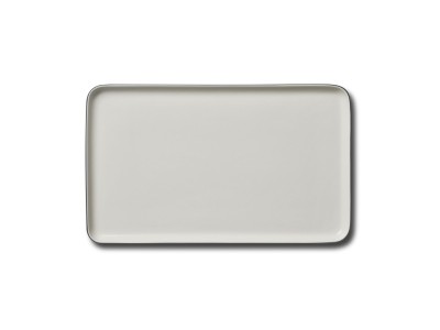 Rectangular Large Plate, Straw Color