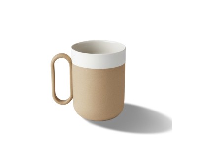 Capsule Small Mug, Straw & Ivory Color