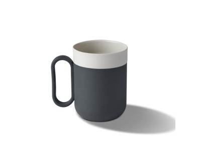 Capsule Small Mug, Black & Ivory