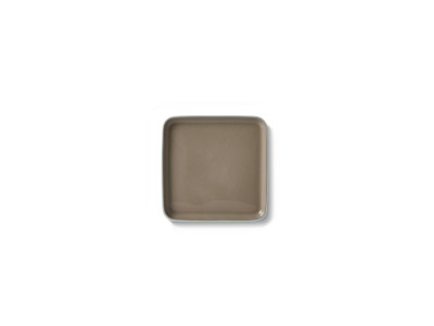 Square Small Plate, Aqua & Stone Dual Color