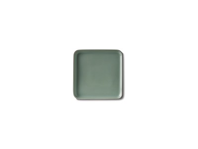 Square Serving Plate, Stone & Ivory Dual Color