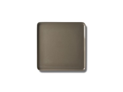 Square Medium Plate, Stone Color