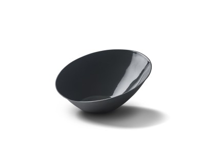 Oval Large Bowl, Black Color