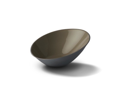 Oval Medium Bowl, Stone Color