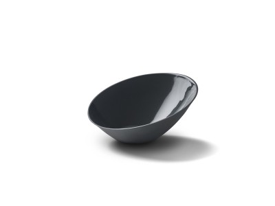 Oval Small Bowl, Black Color