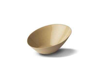 Oval Medium Bowl, Straw Color