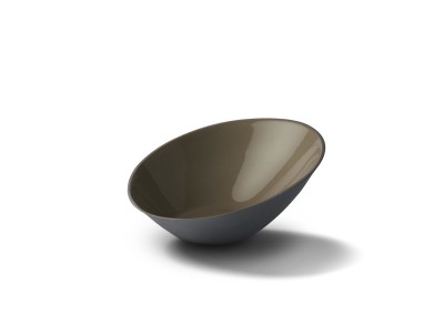 Oval Small Bowl, Stone Color