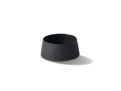 Tube Conical Medium Bowl, Black Color
