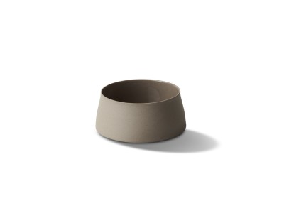 Tube Conical Medium Bowl, Stone Color