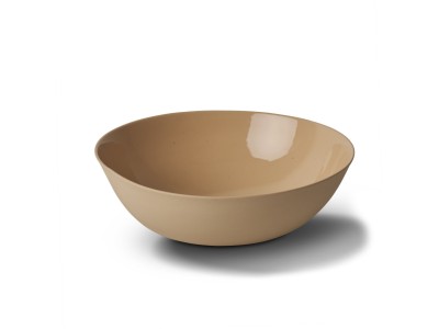 Round Large Bowl, Straw Color
