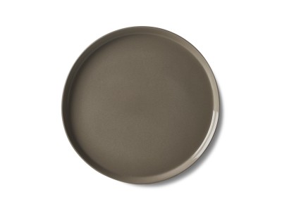 Round Dinner Plate Single Color, Stone Color