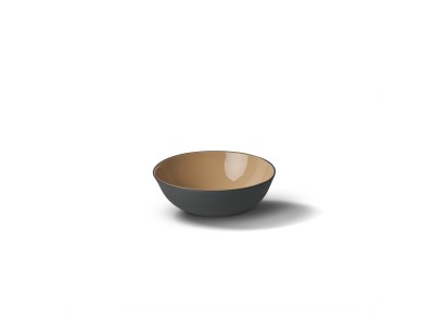 Round Small Bowl, Black & Straw Color - 5142