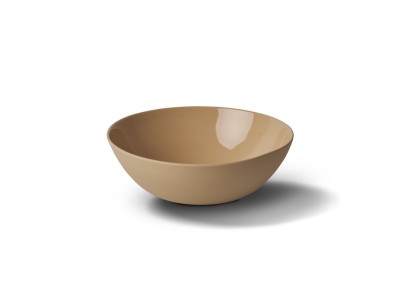 Round Medium Bowl, Straw Color