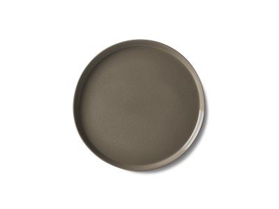 Round Medium Plate, Stone Color