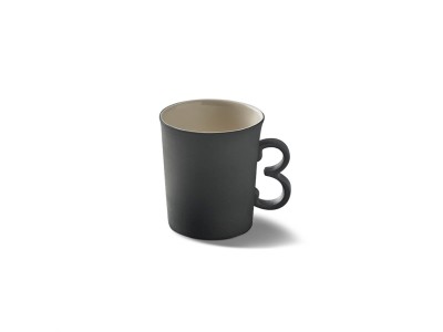 Figurine Coffee Cup 3 Handles Dual Color