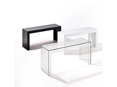 Invisible Coffee Table - White 120 x 40 x 40 cm
