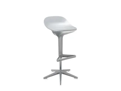 Spoon Bar Chairsi - Metallic Grey - 3755