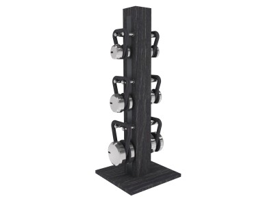 LOVA Set - Kettlebells Vertical Wooden Stand | Ultimate