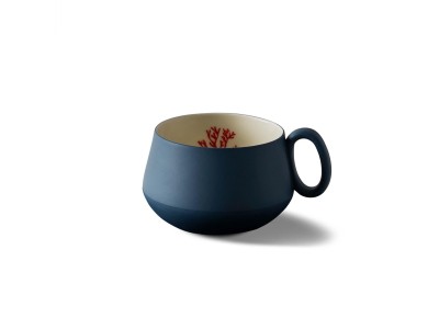 Tube Tea Cup Red Coral