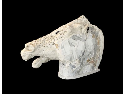 White Marble Horse - Sculpture